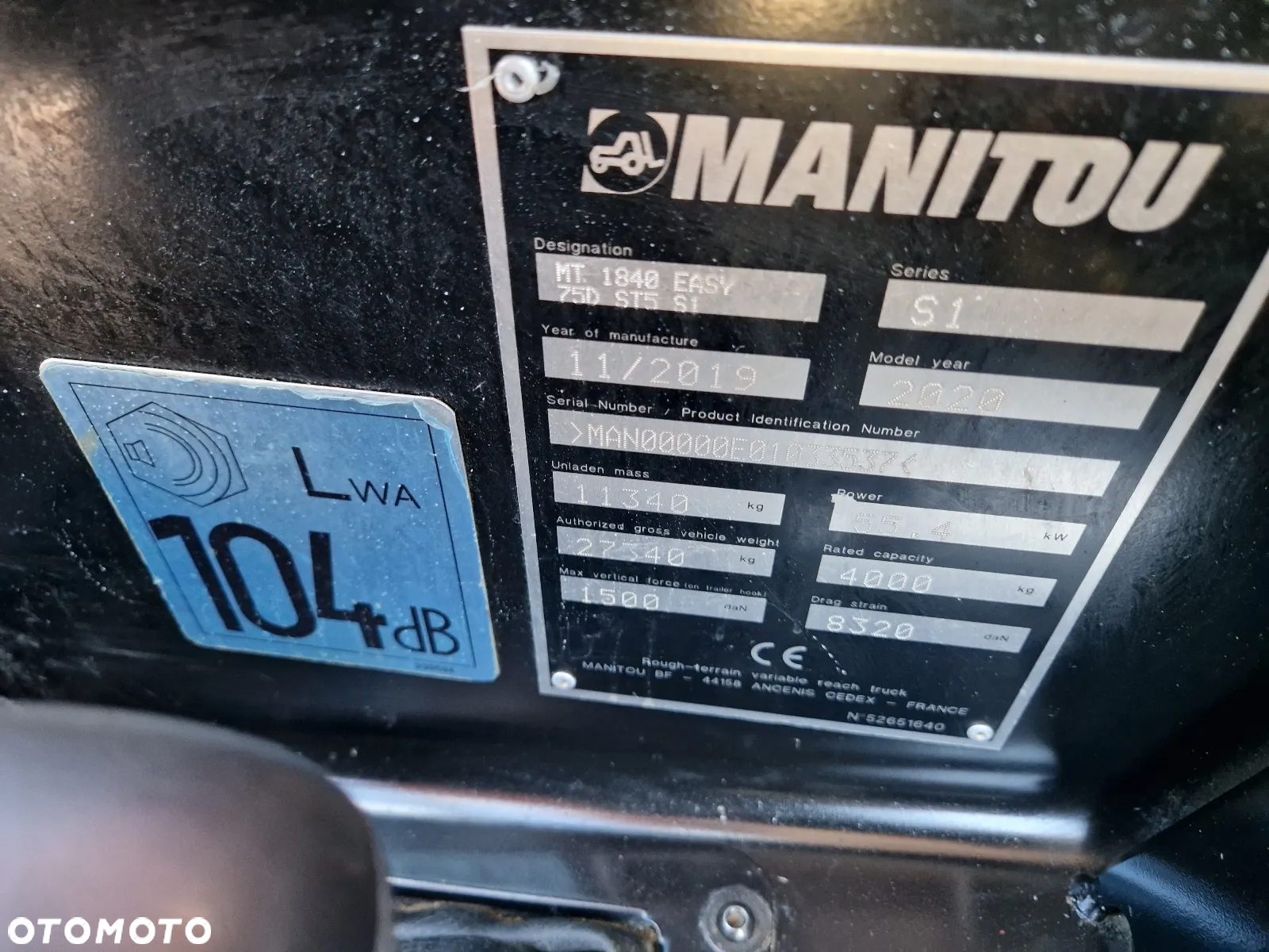 Manitou MT 1840 G98 jak JCB 540-170 - 9