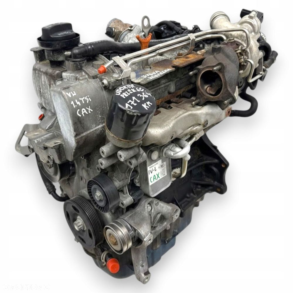 SILNIK CAX CAXA VW Eos Scirocco III Seat Toledo IV 1.4 TSI 122KM 171364km - 9