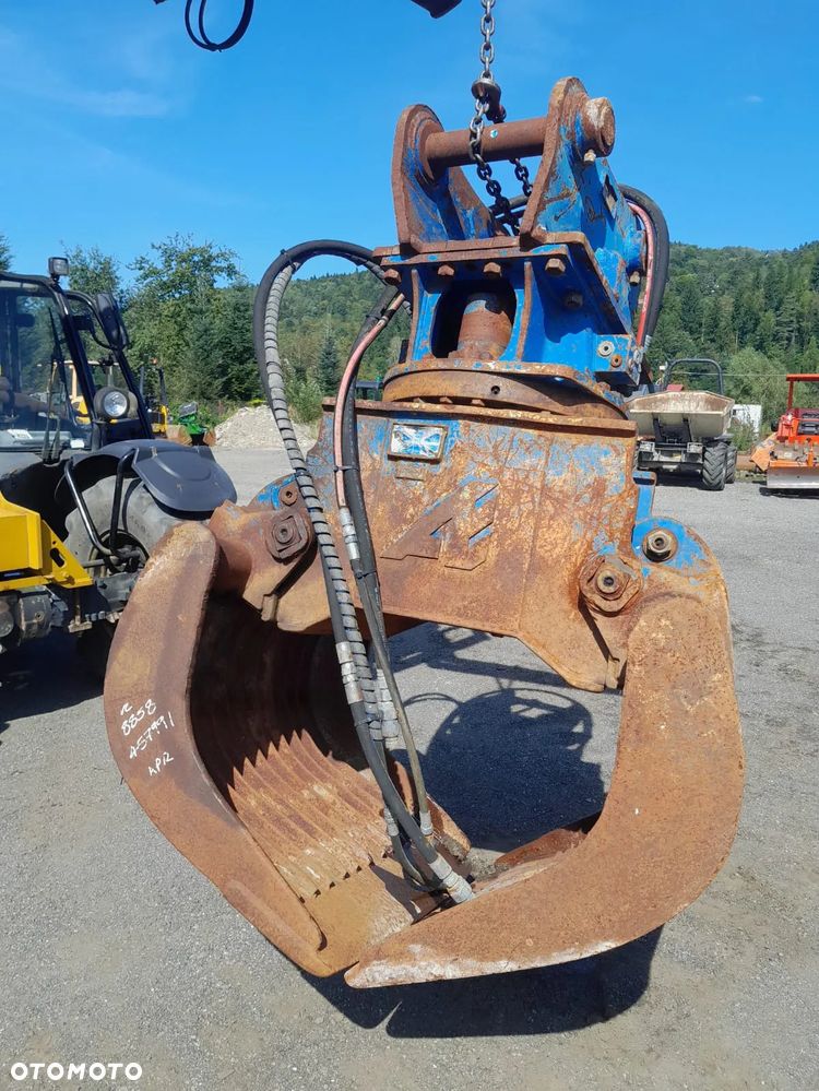 Arden S1201 na 2 siłownikach, chwytak hydrauliczny obrotowy sortujący wyburzeniowy kleszcze, waga 1220kg. - 9