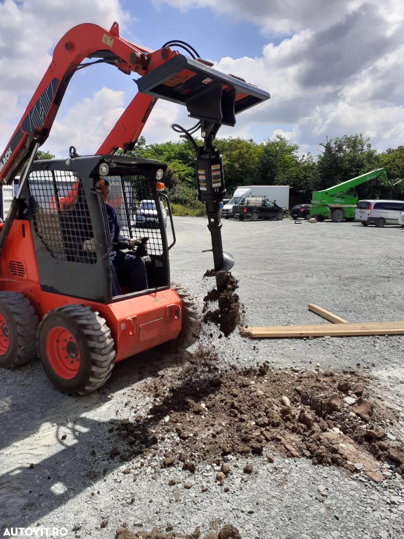 Foreza burghiu pentru miniexcavator Digga PDD 4 - 9