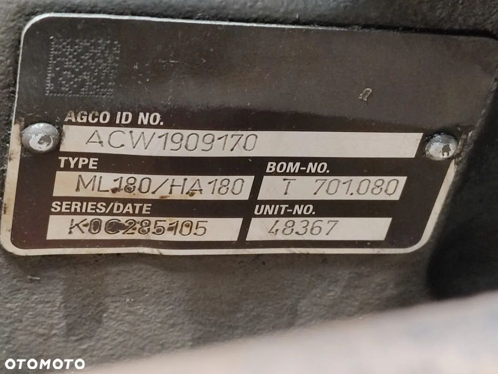 Obudowa skrzyni biegów ML180 HA180 MASSEY FERGUSON 7718 S - 10