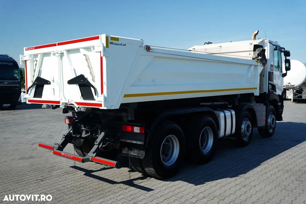 Renault C 480 / 8x4 / BASCUNÃ DUBLU - 6M / HYDRODOLTA / HYDRODOLPA / BORDAMATIC / PERDÂ AUTOMATÂ - 15