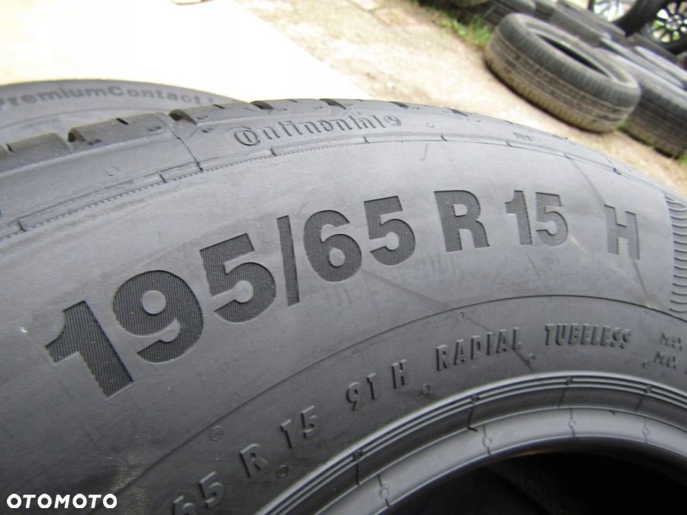 4x Opony 195/65 15 91 H Continental / LETNIE / 7,5 mm - 14