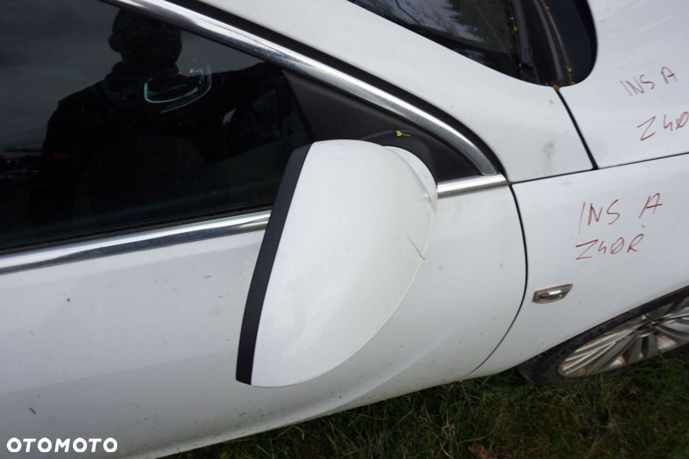 LUSTERKO ELEKTRYCZNE PRAWE INSIGNIA A I Z40R SKŁDANE EL EU BIAŁY OPEL 2008-2013 - 4