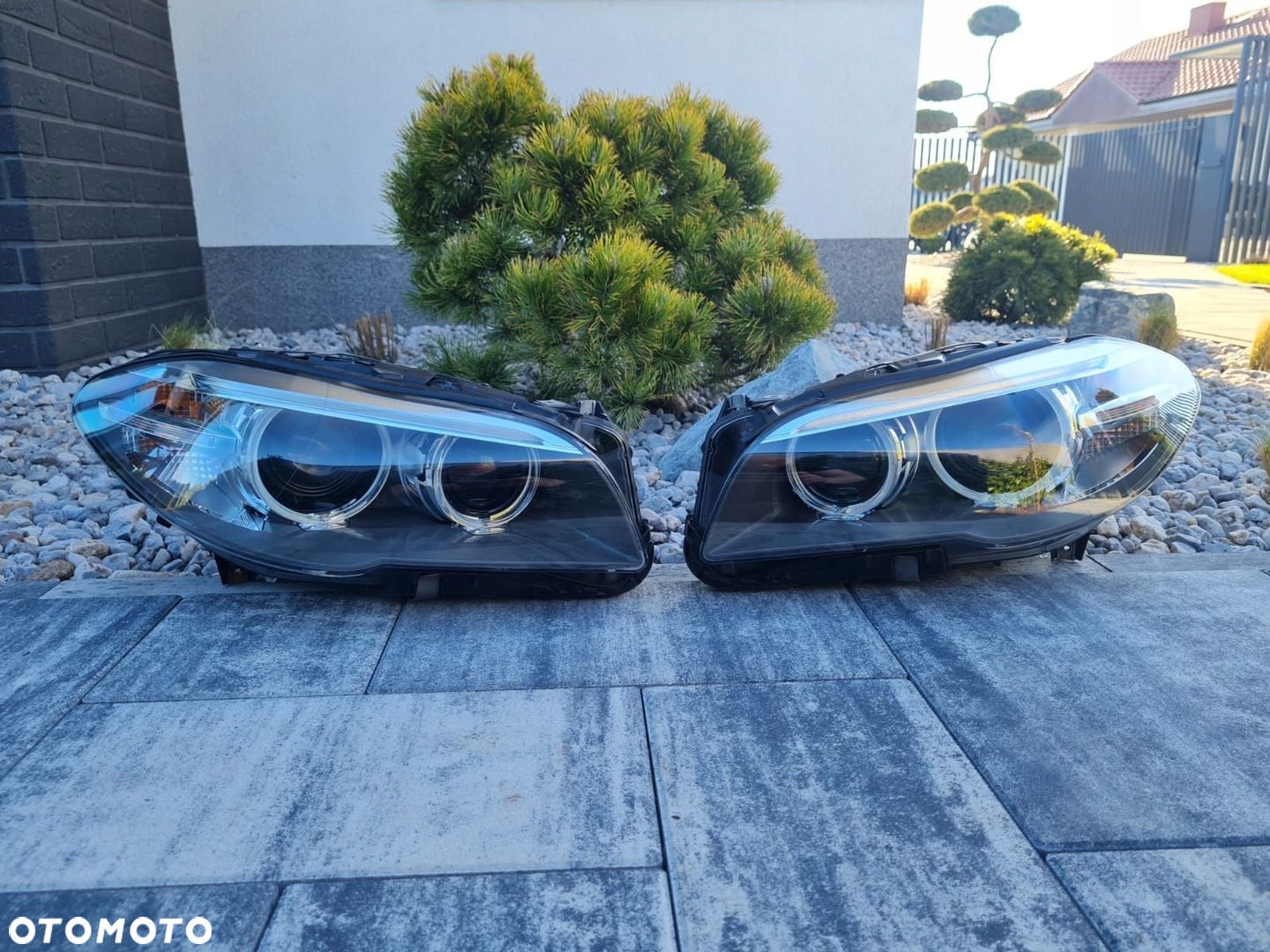 BMW 5 F10 F11 LCI LIFT Lampy przód Bi Xenon Led 7317132-10 7317131-11 - 1