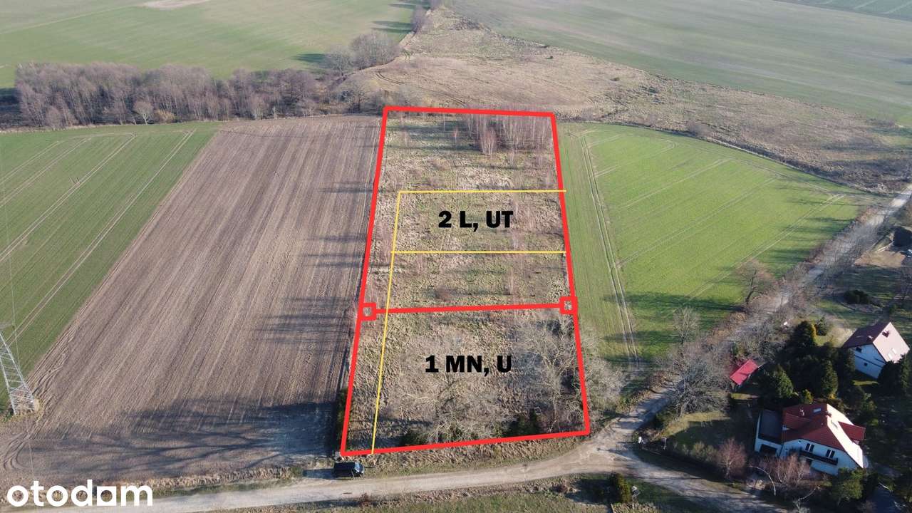 Działka budowlana 1231 m2 k.Choczewa -7 km do morza - Pełny obrazek: 5/5