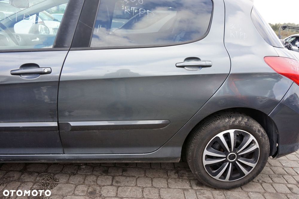 DRZWI TYLNE LEWE 308 I T7 5D HB KTPD  SZARY PEUGEOT 2007-2011 - 3