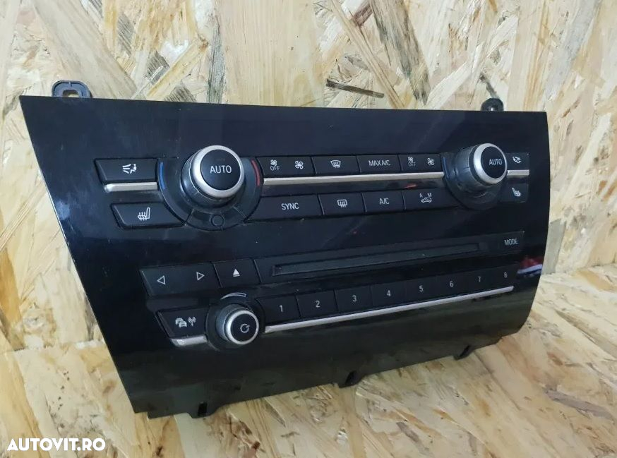 Panou Modul Climatronic Interfata Radio CD Bmw X5 X6 F15 F16 - 4