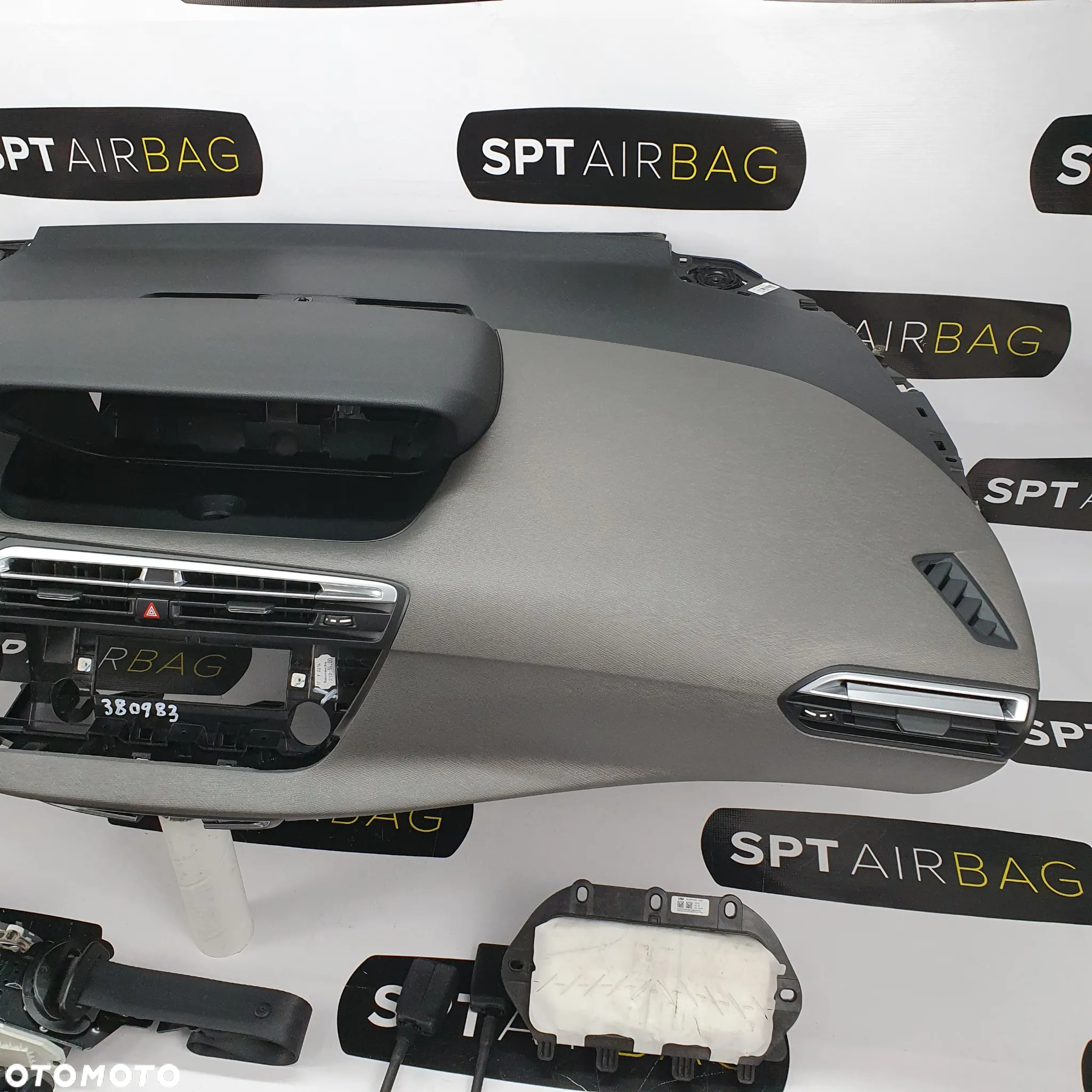 CITROEN C4 PICASSO C4 GRAND PICASSO DESKA ROZDZIELCZA KONSOLA KOKPIT PULPIT PODUSZKI AIRBAG AIR BAG PASY KIT SET - 4