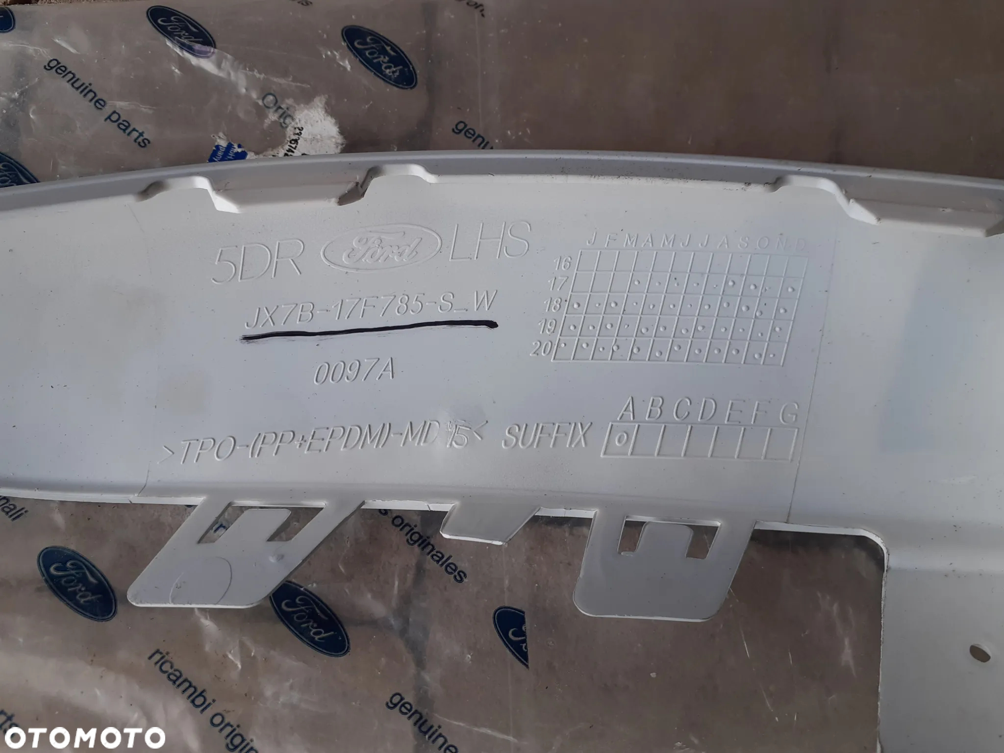 FORD FOCUS MK4 ST-line 18- DOKŁADKA ZDERZAKA TYLNEGO LEWA  NOWA ORYGINAŁ JX7B-17F785 WYSYŁKA 24h - 4