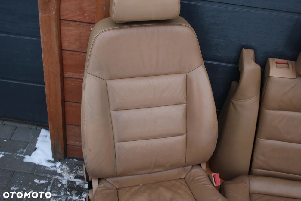 FOTELE PRZÓD FOTELE TYŁ BOCZKI PODŁOKIETNIK GRZANE PRZYCISKI PODGRZEWANIA OPEL VECTRA C KOMBI SKÓRA JASNA EUROPA - 17