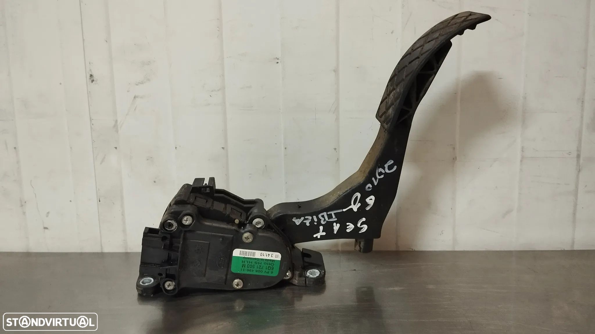 PEDAL ACELERADOR / POTENCIOMETRO SEAT IBIZA IV 6J / VOLKSWAGEN POLO V 6R - REF. 6Q1721503M - 1