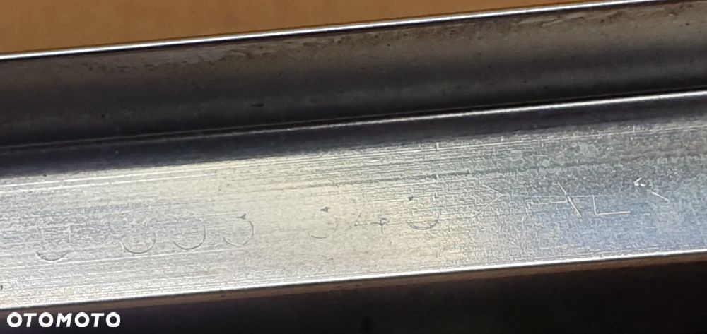 Listwa szyby błotnika lewy tył chrom Audi A6 C6 Kombi 4F9953345 - 8