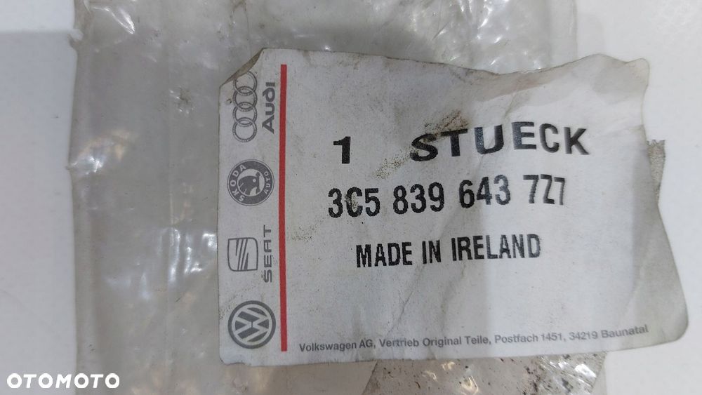 listwa błotnika tył lewy vw passat b6 sedan 3c5839643727 - 7