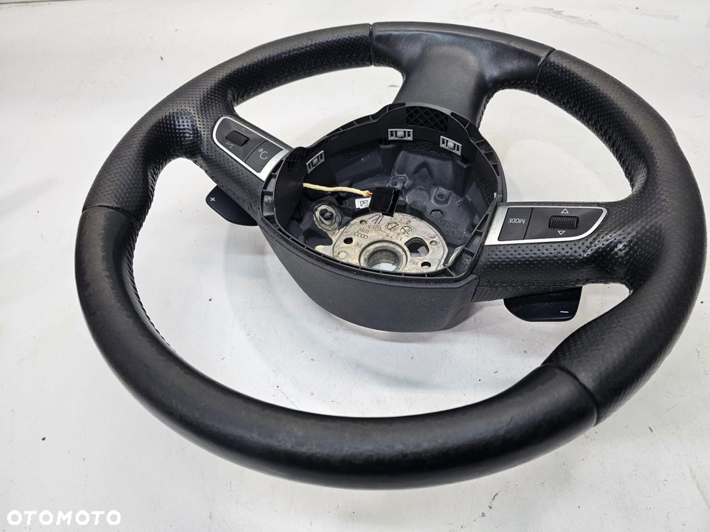 KIEROWNICA SKÓRA MULTIFUNKCJA AUDI A6 C6 A8 D3 LIFT 4E0419091DB - 9