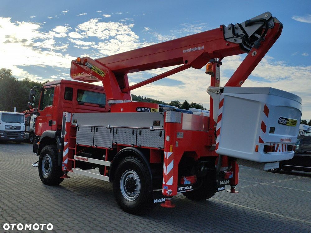 MAN TGM 18.280 4x4 Zwyżka Bison Palfinger TKA 28 Podnośnik Koszowy - 11