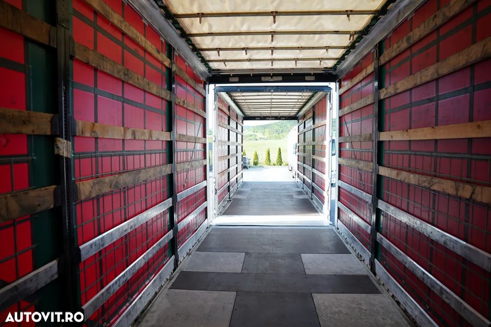 Volvo FH 460 / COMBINAȚIE TANDEM / 120 M3 / TRANSITION / I-SAVE / I-PARK COOL X / DIRECȚIE CU AX RIDICAT / WIELTON / CORTINĂ ARMATĂ - 21