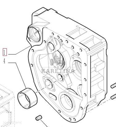 Case Puma 180 210 Obudowa Korpus Skrzyni Biegów CZĘŚCI 5198031
