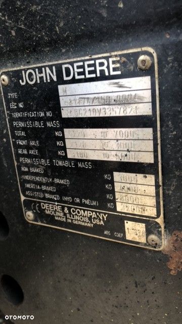 John Deere 6210 [CZĘŚCI] - Silnik | Skrzynia | Most | Zwolnice | Ładowacz Czołowy - 3