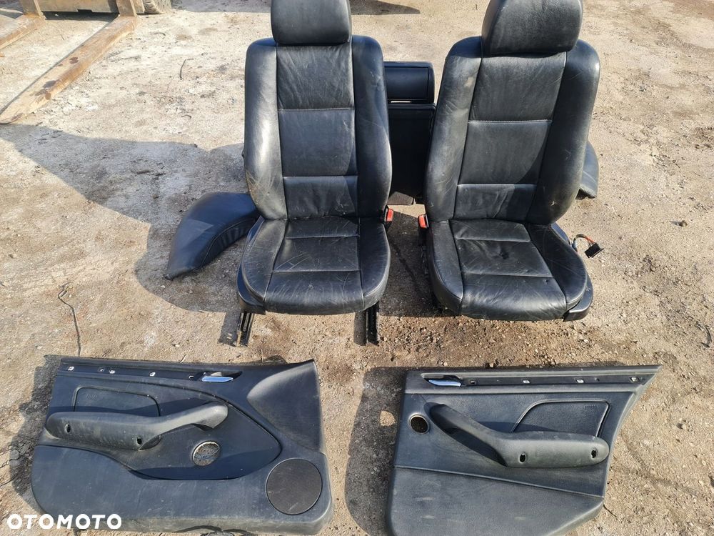 FOTEL FOTELE KANAPA BOCZKI SKÓRA0 BMW E46 KOMBI - 12