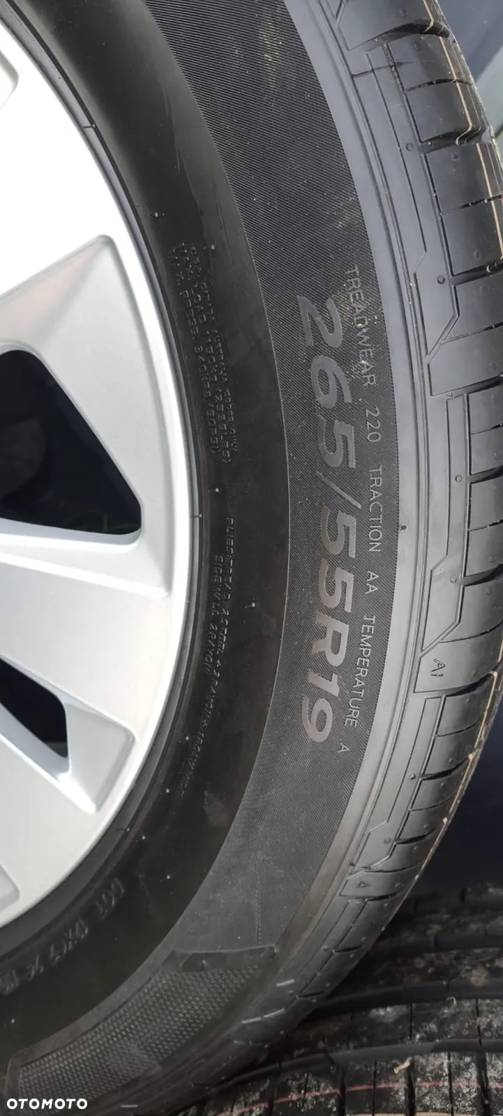 AUDI Q7 Q8 KOŁA (FELGI 4M8607025 Z OPONAMI 19" HANKOOK LATO) 265/55R19 ET20 5x112 - 5