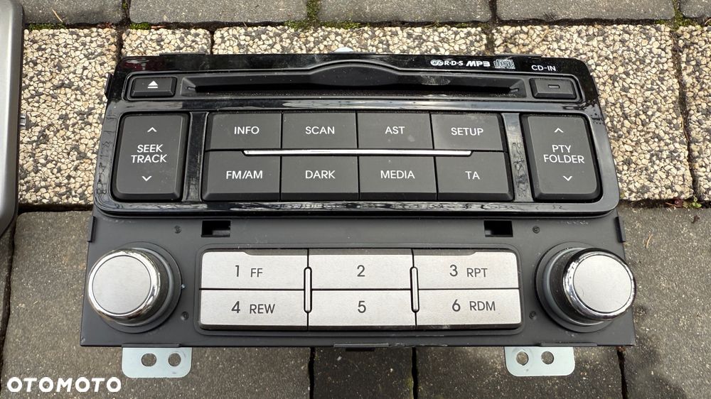 Radio + ramka hyundai i20 2008-2014 rds mp3 - 4