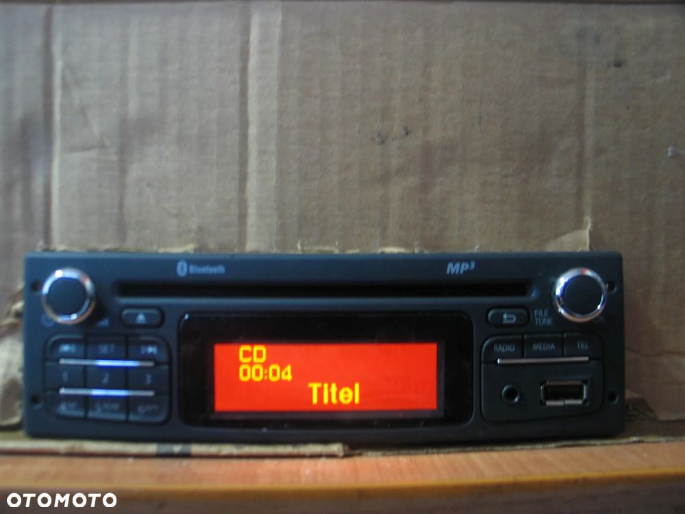 radio radioodtwarzacz Mp3 Bluetooth Usb Dacia Renault + kod - 7