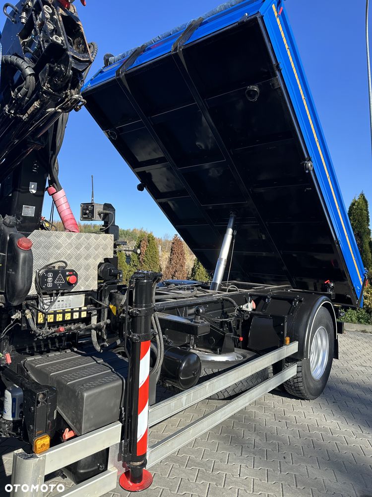 MAN LE 18.220 Wywrotka 3-stronna HDS HIAB 085 - 11