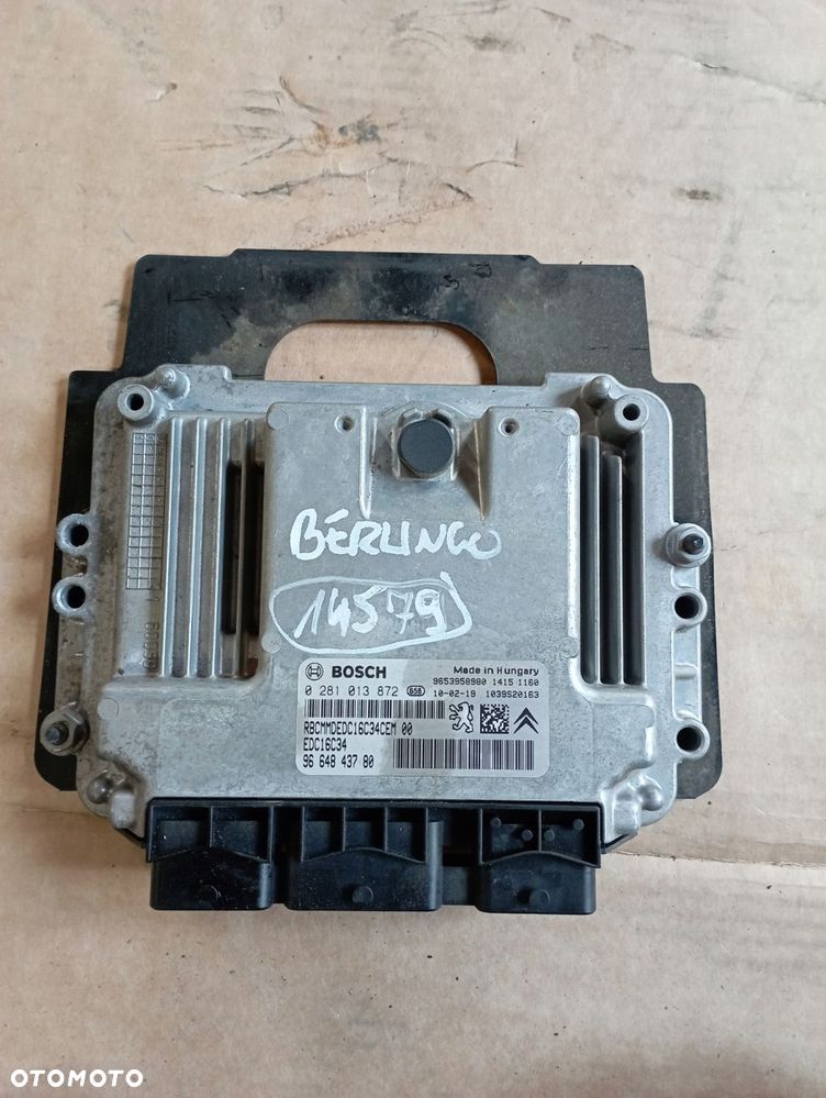 CITROEN BERLINGO III 3 STEROWNIK SILNIKA KOMPUTER 9664843780 - 1