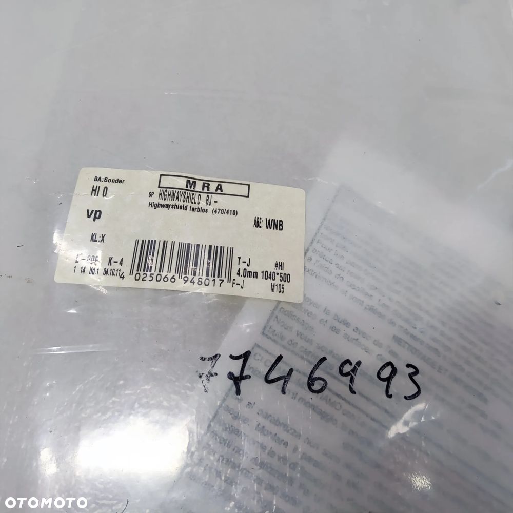 Szyba, szybka, owiewka przód MRA chopper, cruiser - 2