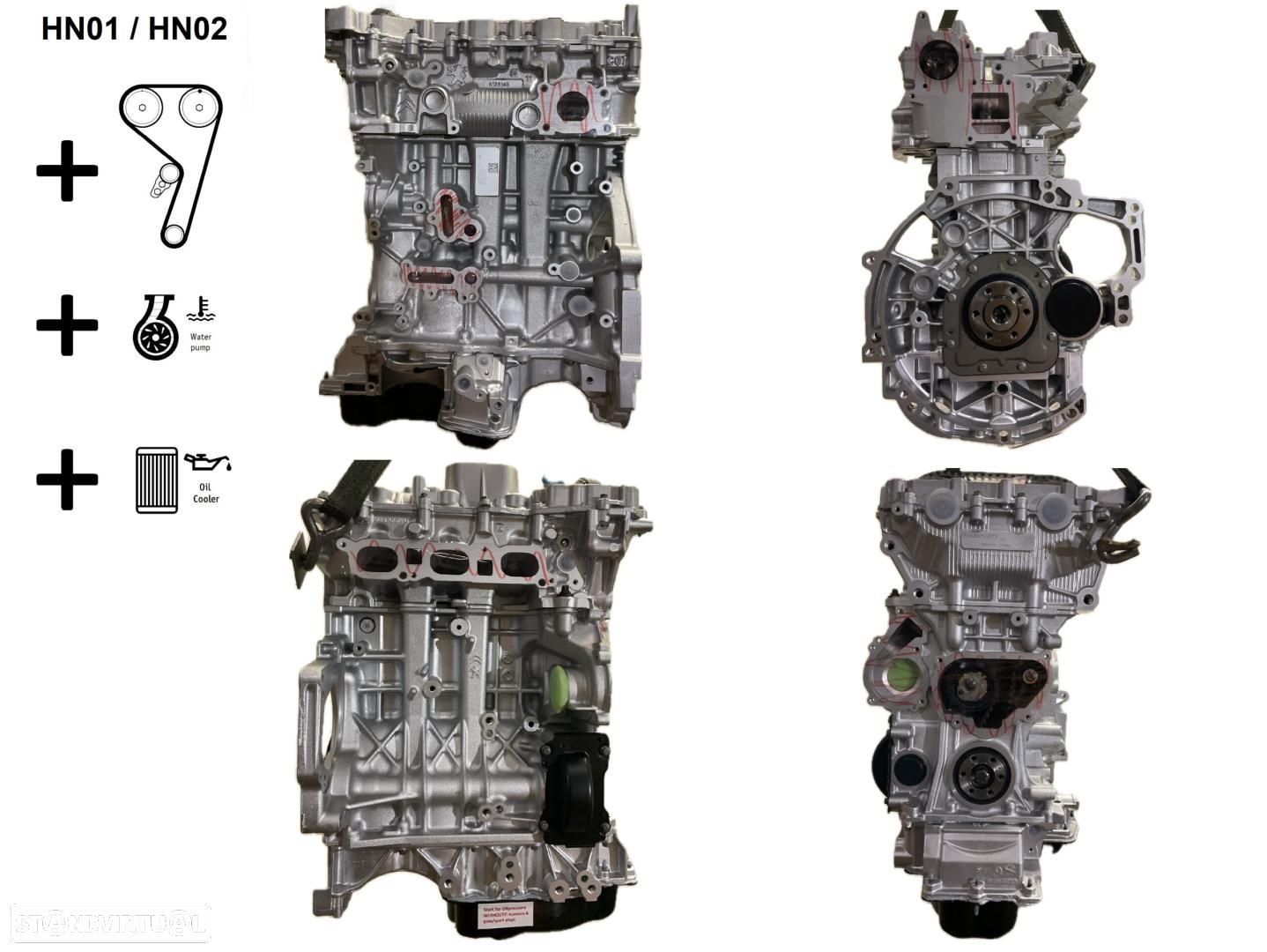 Motor  Reconstruído Citroen BERLINGO 1.2 PureTech HN01 - 2