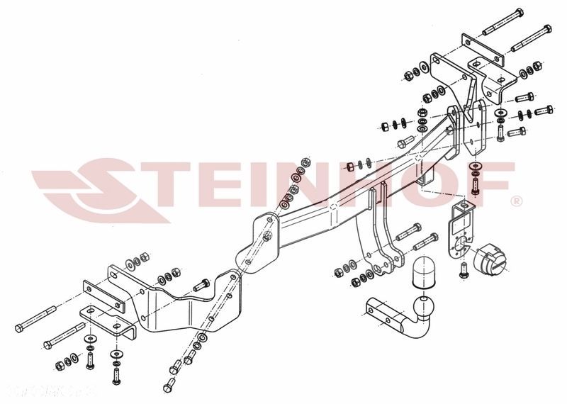 Hak Holowniczy + MODUŁ 7PIN do Kia Sorento od 2012 do 2015 - 2