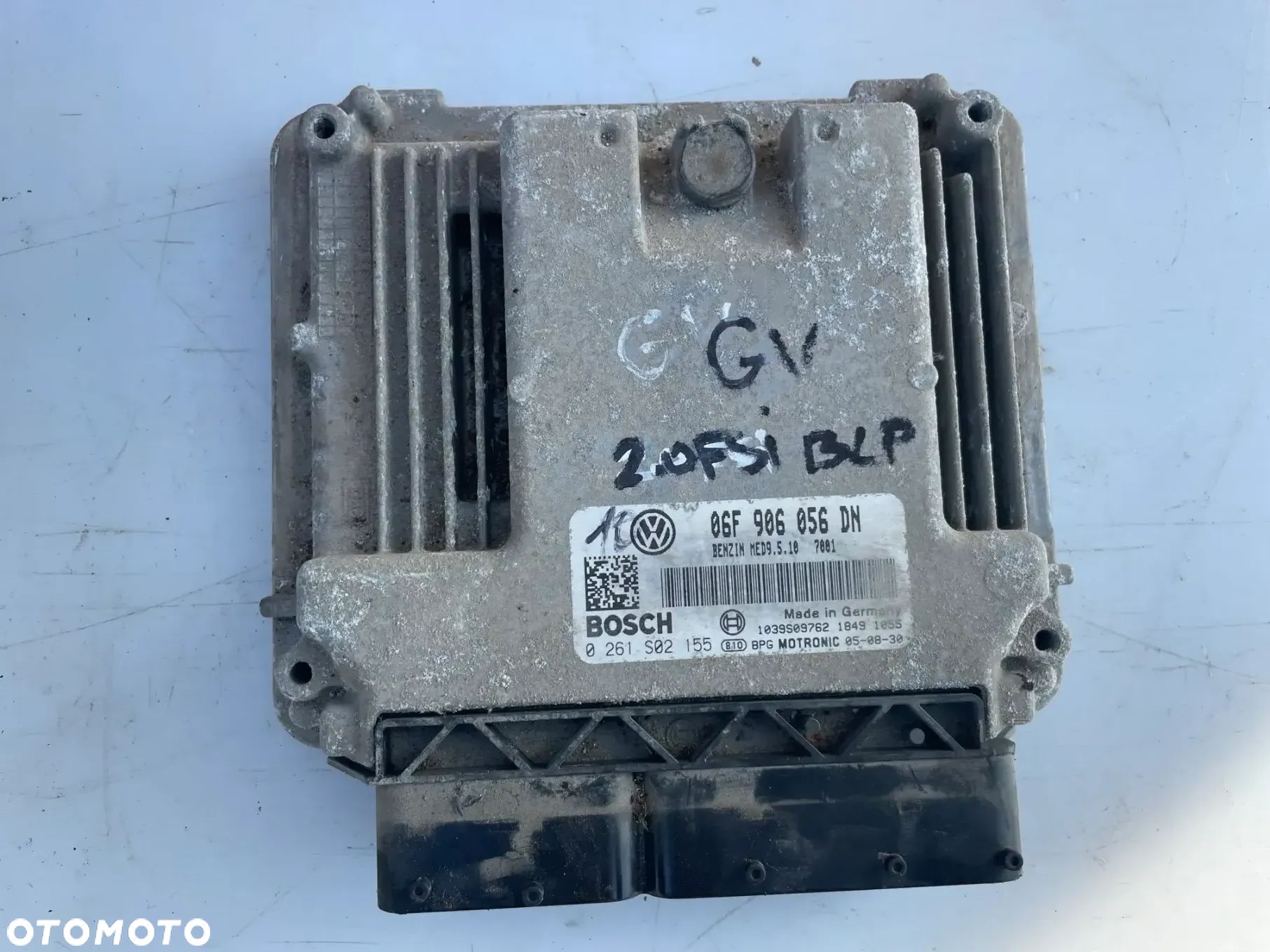 STEROWNIK KOMPUTER SILNIKA 06F906056DN VW GOLF V AUDI A3 8P SEAT SKODA 2.0 FSI BLP - 1