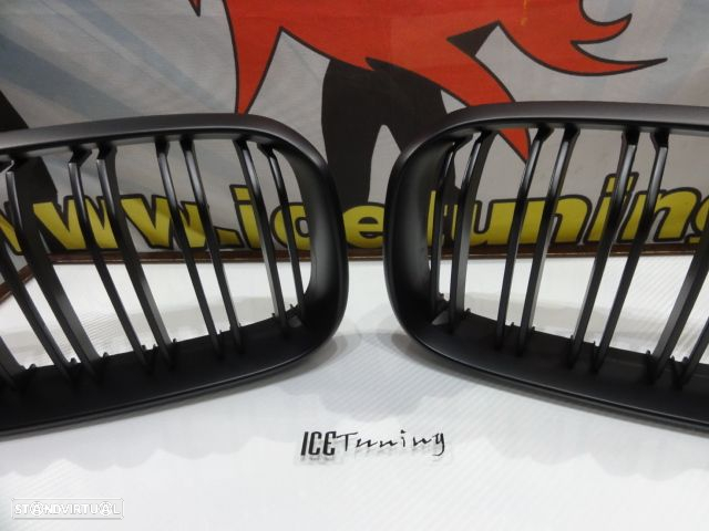 Grelha frontal BMW F20 / F21 LCI +15 M2 look / dupla lamina preto mate - 6