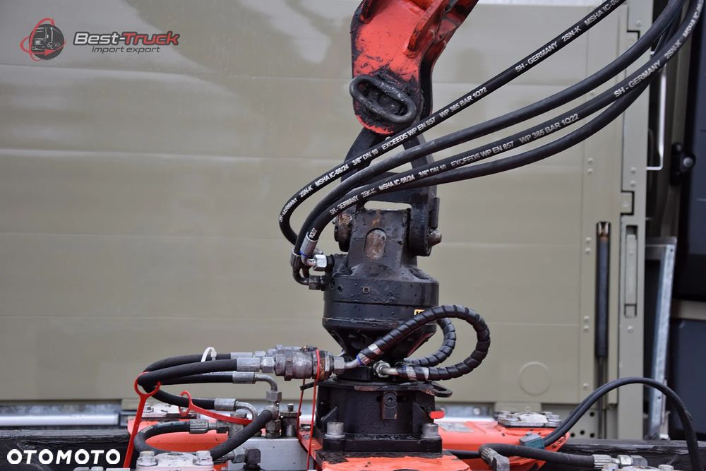 Mercedes-Benz ACTROS 2545 / 6X2 / SKRZYNIOWY 6,5 M / HDS MKG HLK 221 a2V  / STEROWANIE RADIOWE  PILOT / CAŁY NA PODUSZKACH  / OŚ SKRĘTNA / ROTATOR / CHWYTAK / - 15