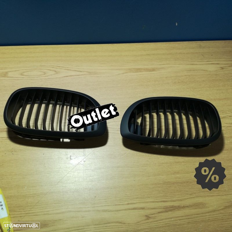 C020087C2. GRELHAS PARA BMW E46 03-06 COUPÉ CABRIO PRETO MATE - 4