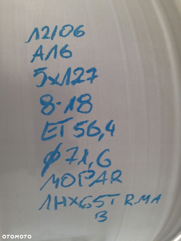 Felga aluminiowa Mopar 1HX65TRMAB 8.0" x 18" 5x127 ET56,4 - 2