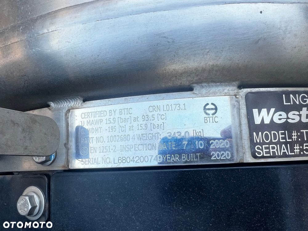 ZBIORNIK LNG VOLVO FH 5 FH 4 KOMPLETNY SZCZELNY - 3