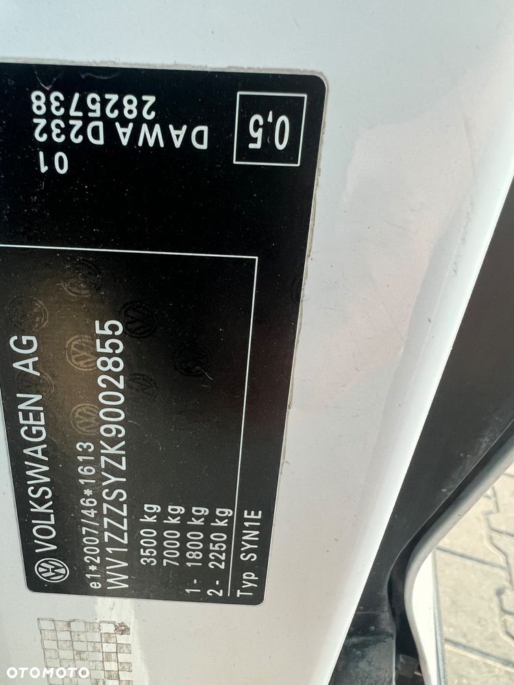 Volkswagen Crafter 177 koni tył napęd, hak3,5T 60 netto , f-vat - 18