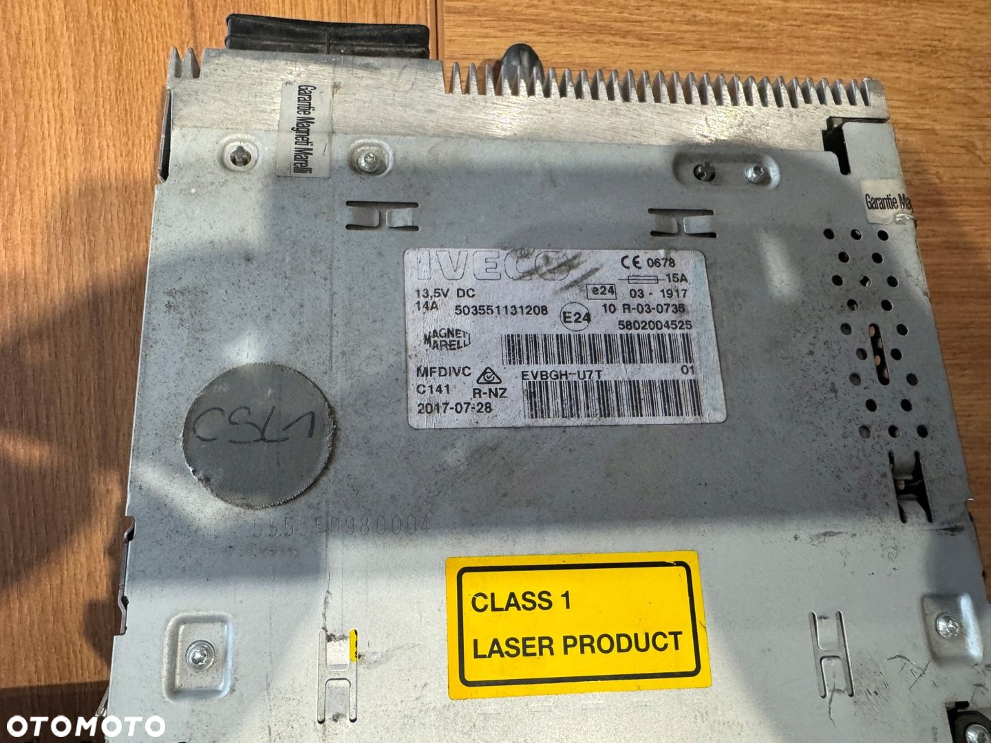 Iveco Daily 2,3 HPI 14-20 radio monitor ekran nawigacja czytnik 5801727206 - 3