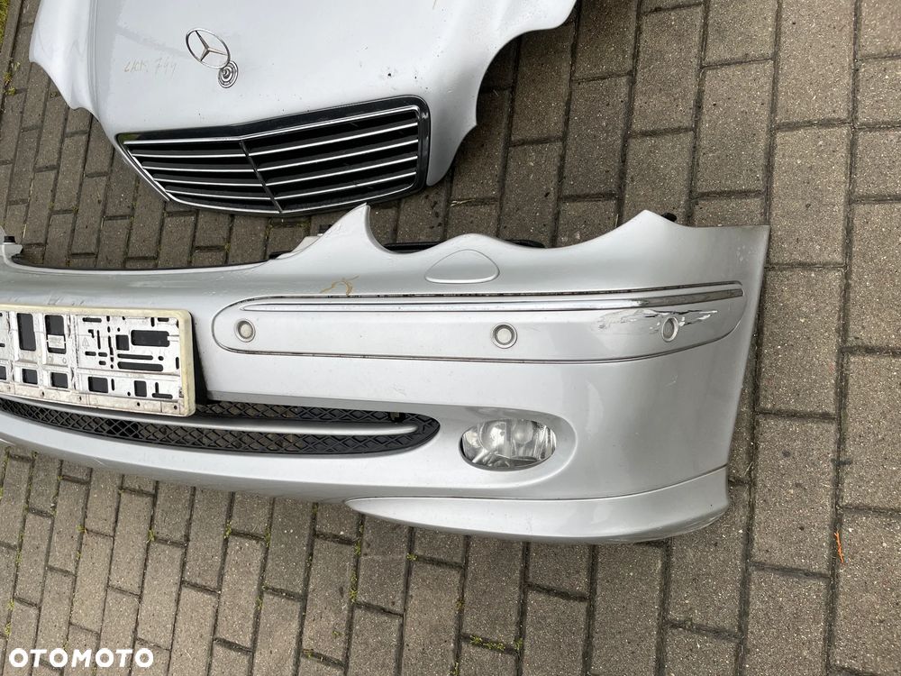 MERCEDES W203 744 LIFT AVANGARDE PRZÓD KOMPLETNY ZDERZAK MASKA BŁOTNIK XENON - 24