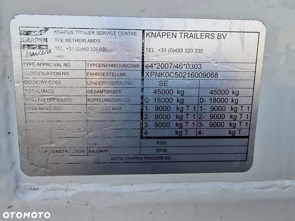 Knapen K502 Ruchoma podłoga OTWIERANY BOK 2016 rok Podłoga 10 mm - 7