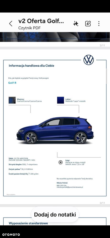 Volkswagen Golf 2.0 TSI OPF 4Motion DSG R Black Edition - 28
