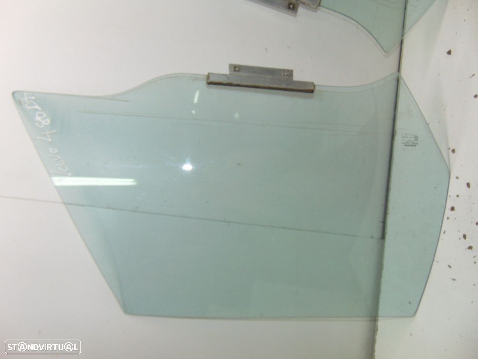 Volvo 480 turbo vidros das portas originais verdes com calha - 2