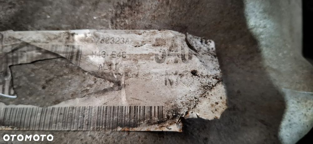 SILNIK SŁUPEK BMW E46 1.9B m43 - 2