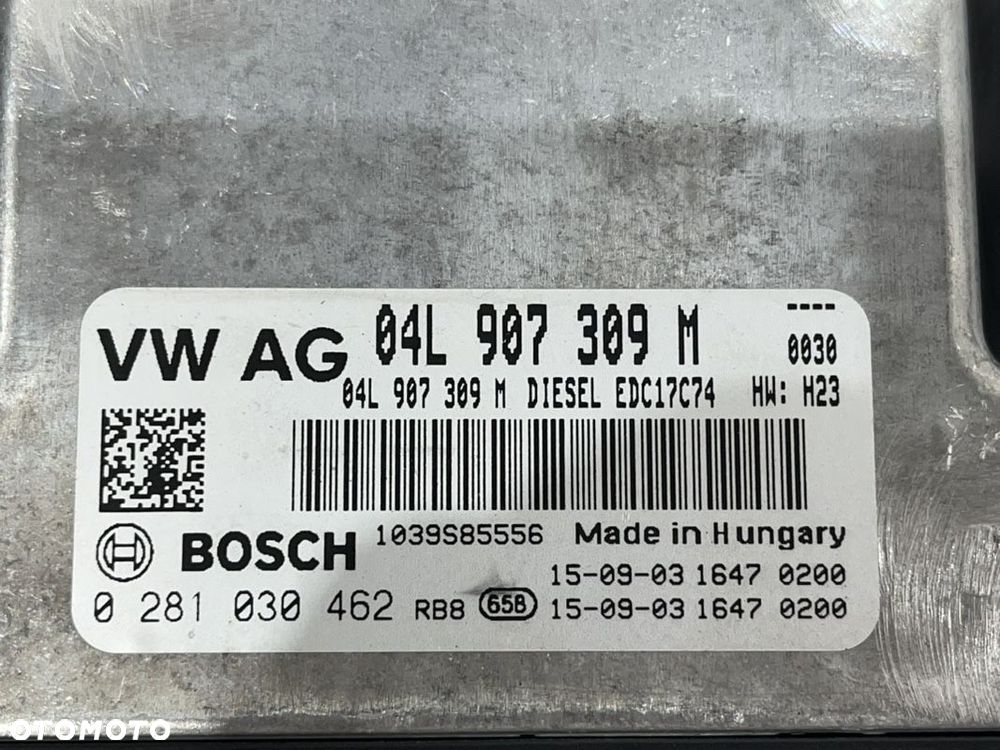 VW PASSAT B8 TIGUAN II TOURAN KOMPUTER STEROWNIK 04L907309M - 6