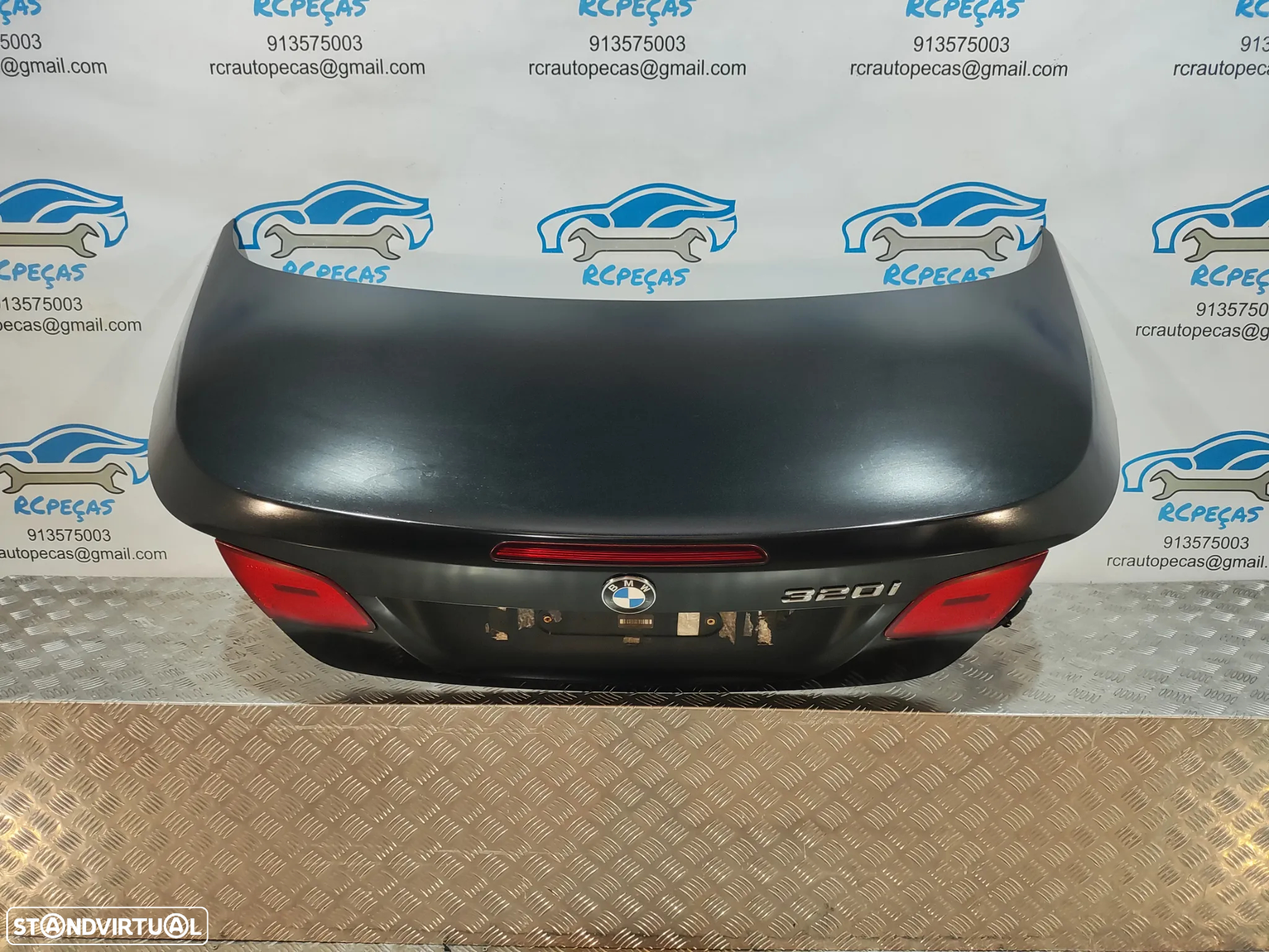 PORTA TAMPA MALA BMW SERIE 3 E93 CABRIO FAROLINS FECHO PUXADOR LUZ 3°STOP - 6