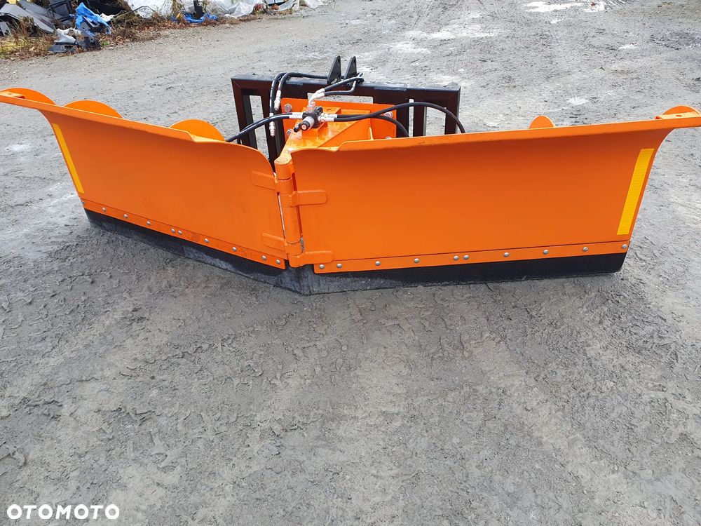 Pług do śniegu 3m strzała do koparko ładowarki terex fermec massey ferguson volvo - 6