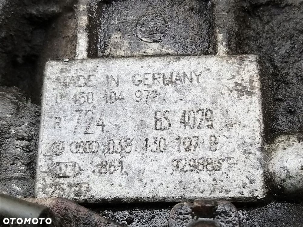 Pompa wtryskowa VW Golf IV 1997-2003 1,9 TDI 038130107B ORYGINAŁ - 7