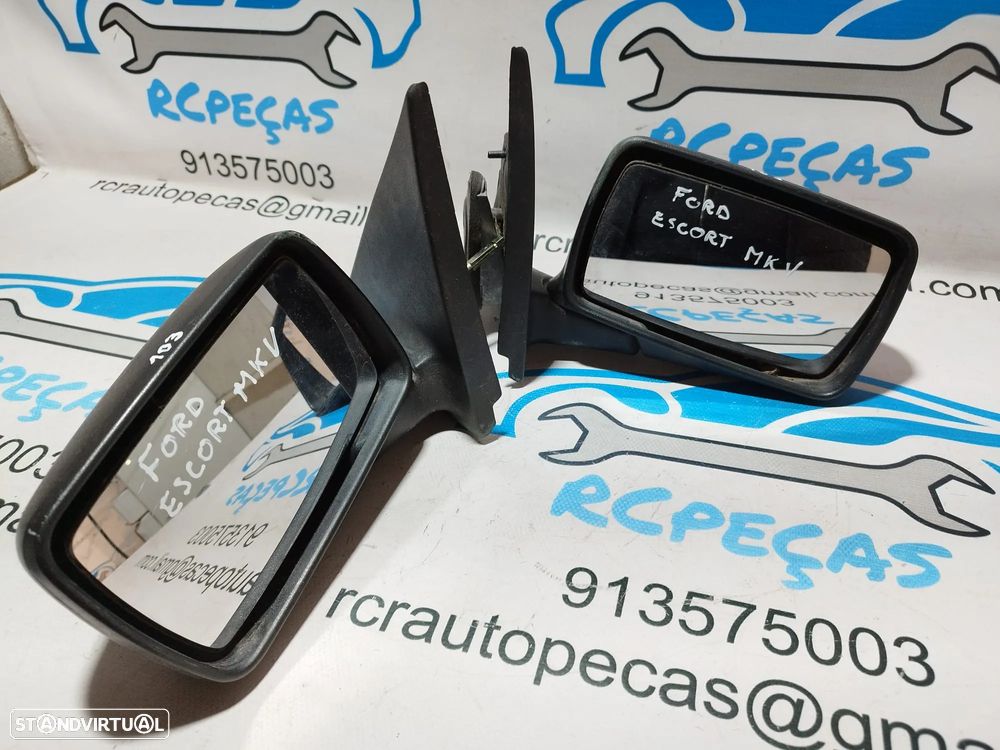 ESPELHO RETROVISOR ESQUERDO DIREITO FORD ESCORT VI 6 MK6 1044265 1044256 MANUAL ESPELHOS RETROVISORES - 6